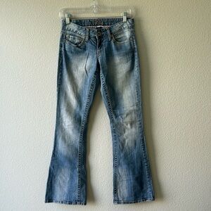 Vanity Premium Collection Dakota Low Rise Flare Jeans Size 25